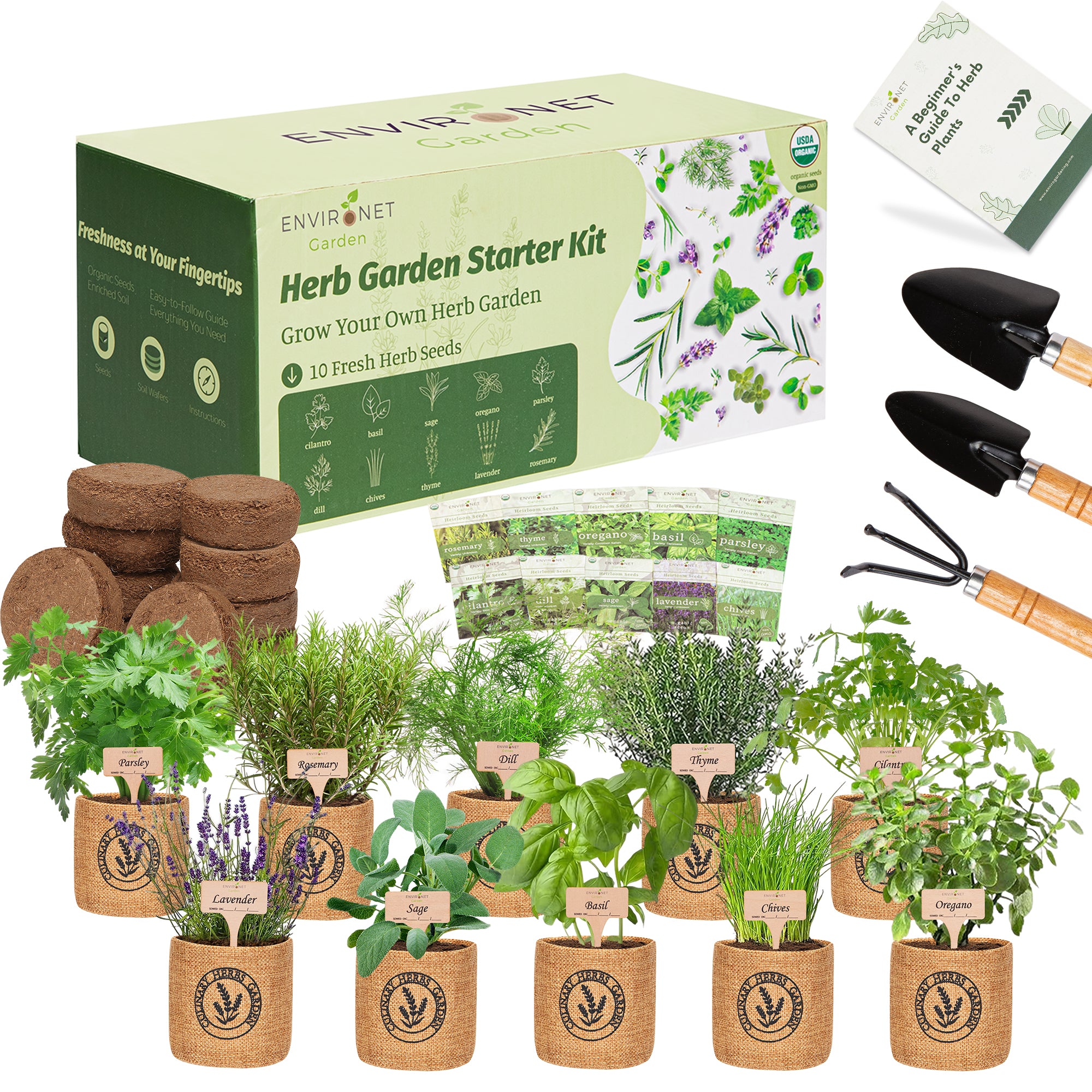 10-Herb Indoor Garden Kit