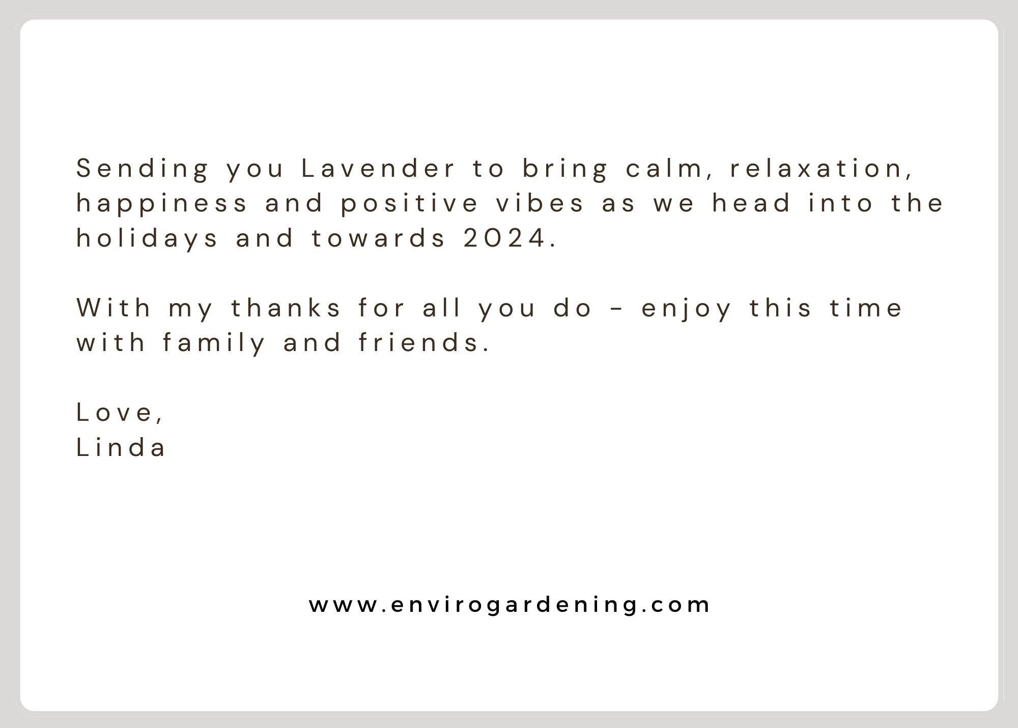 Gift Message Card - Free Card