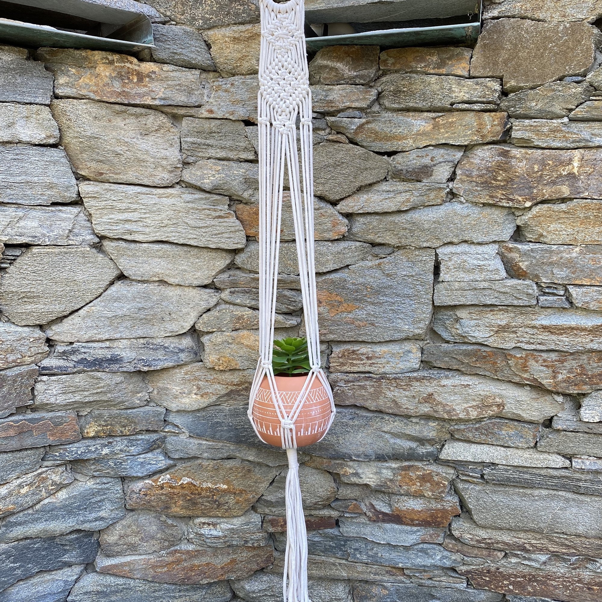 33" Hanging Macrame Planter Hanger