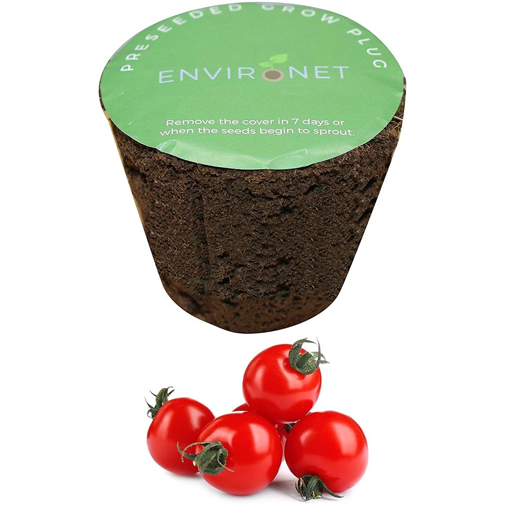 3" Preseeded Herb Seeds Starter Plug - Tiny Tim Cherry Tomato